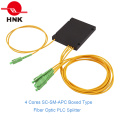 1*4 Sc APC Boxed Type Fiber Optic PLC Splitter